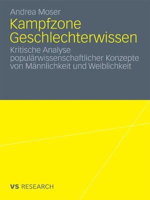 cover image of Kampfzone Geschlechterwissen